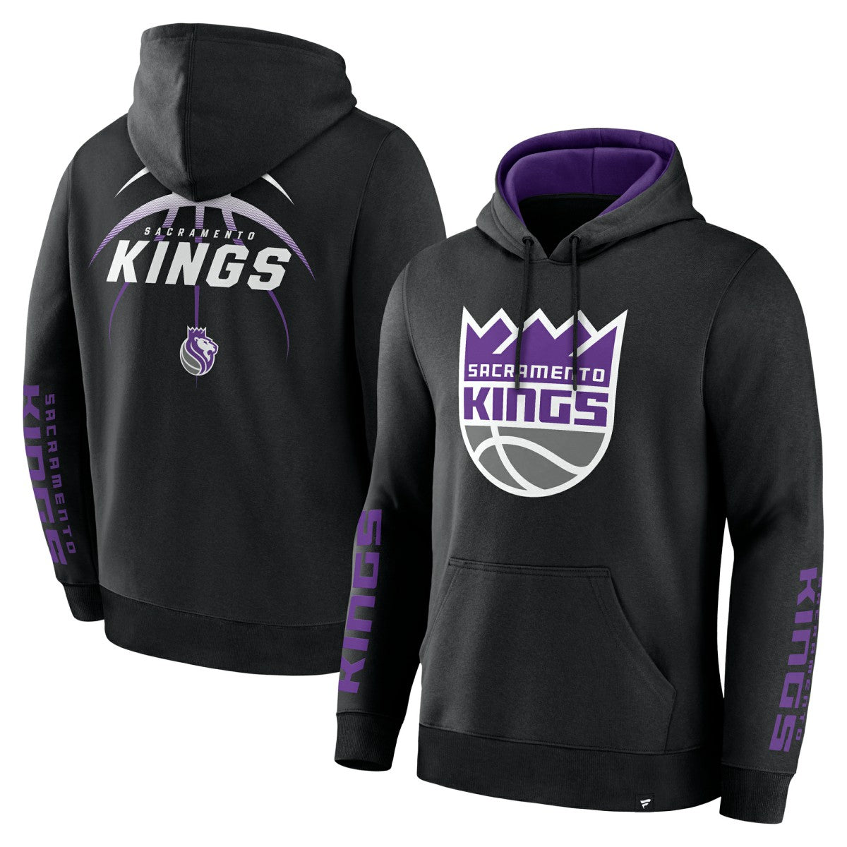 Sacramento Kings Legacy Guard Pullover Hoodie Black | Fanatics US