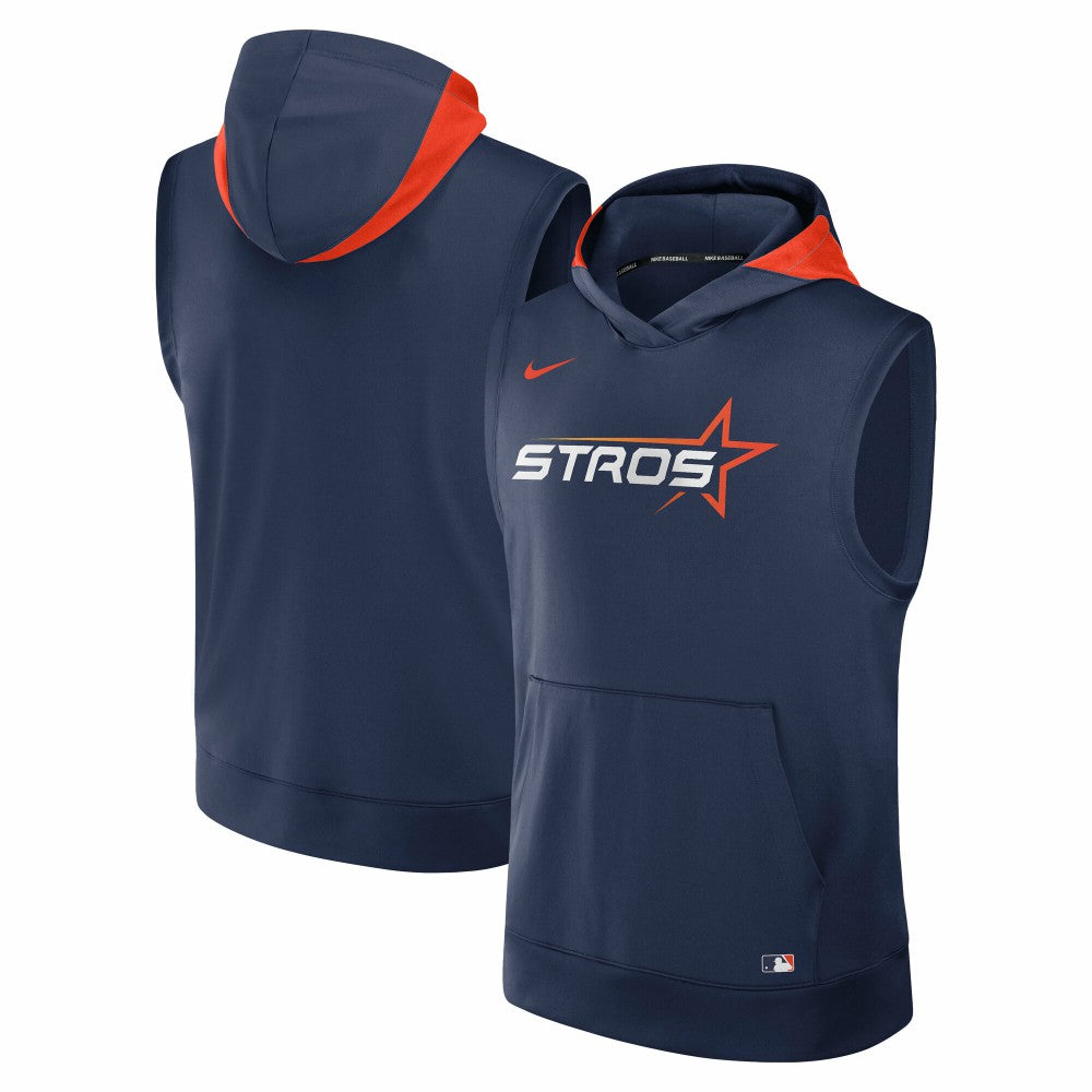Houston Astros Nike 2025 City Connect Authentic Collection Dri-FIT Sleeveless Hoodie - Navy - Nike Online