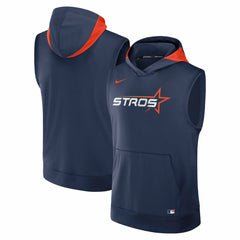 Houston Astros Nike 2025 City Connect Authentic Collection Dri-FIT Sleeveless Hoodie - Navy - Nike Online