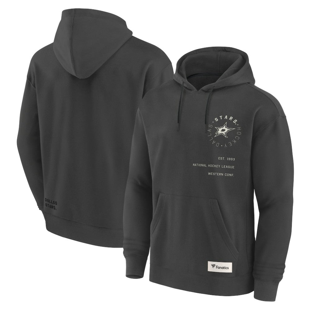 Dallas Stars Fanatics Future Ground Info Pullover Hoodie - Charcoal - NHL 201752397