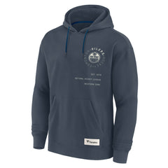 Edmonton Oilers Fanatics Future Ground Info Pullover Hoodie - Navy - NHL 201752399