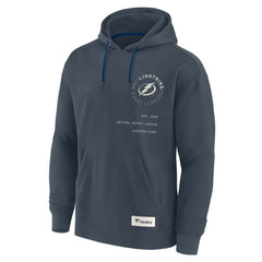 Tampa Bay Lightning Fanatics Future Ground Info Pullover Hoodie - Navy - NHL 201752400