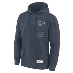 Columbus Blue Jackets Fanatics Future Ground Info Pullover Hoodie - Navy - NHL 201752405