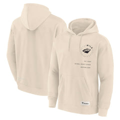Minnesota Wild Fanatics Future Ground Info Pullover Hoodie - Cream - NHL 201752413