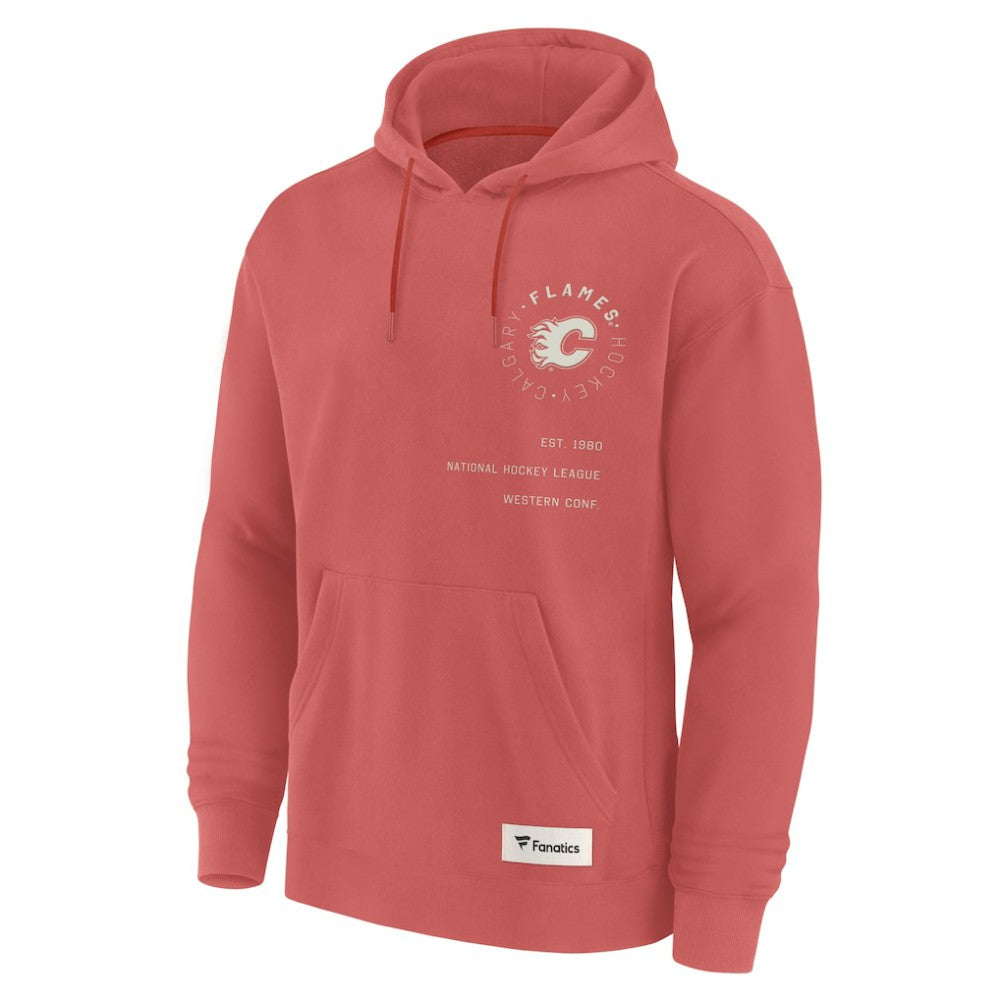 Calgary Flames Fanatics Future Ground Info Pullover Hoodie - Red - NHL 201752419