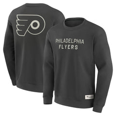 Philadelphia Flyers Fanatics Elements Future Ground Lettering Pullover Sweatshirt - Charcoal - NHL 201752434