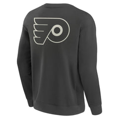 Philadelphia Flyers Fanatics Elements Future Ground Lettering Pullover Sweatshirt - Charcoal - NHL 201752434