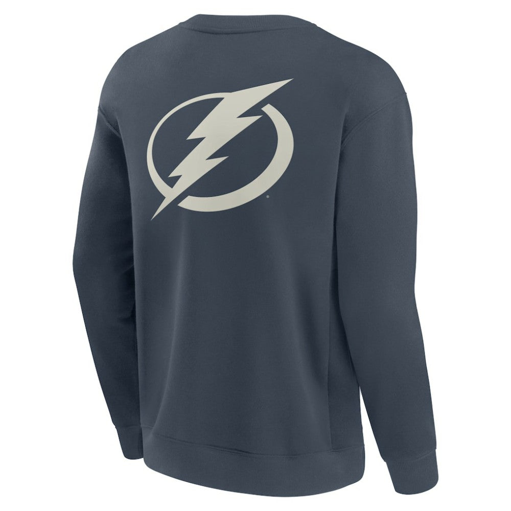 Tampa Bay Lightning Fanatics Elements Future Ground Lettering Pullover Sweatshirt - Blue - NHL 201752439