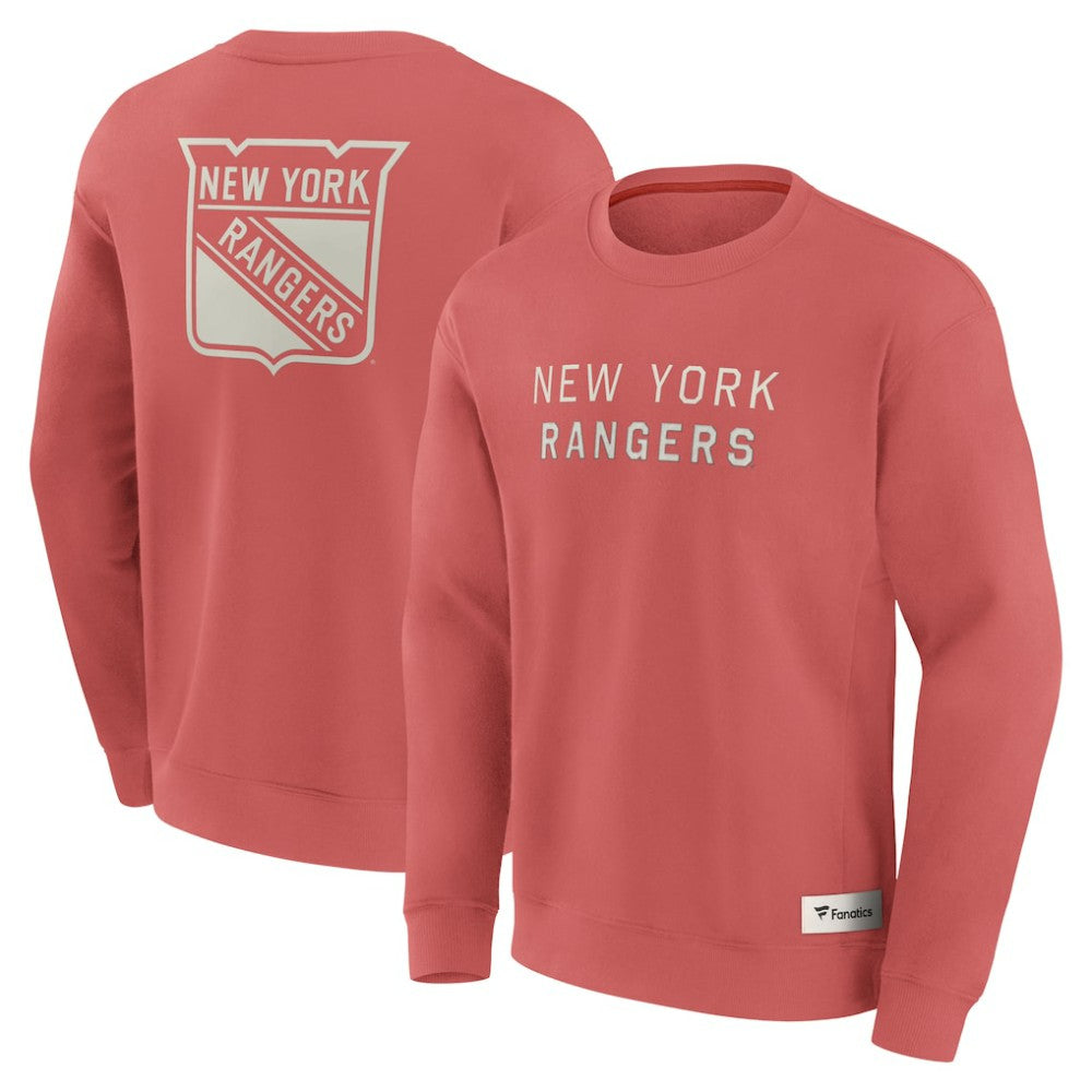 New York Rangers Fanatics Elements Future Ground Lettering Pullover Sweatshirt - Red - NHL 201752443