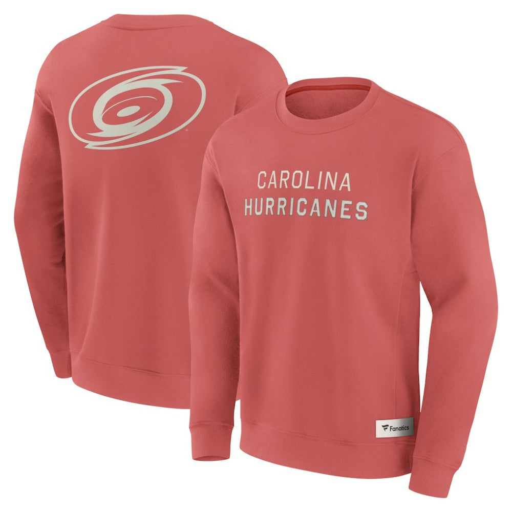 Carolina Hurricanes Fanatics Elements Future Ground Lettering Pullover Sweatshirt - Red - NHL 201752447