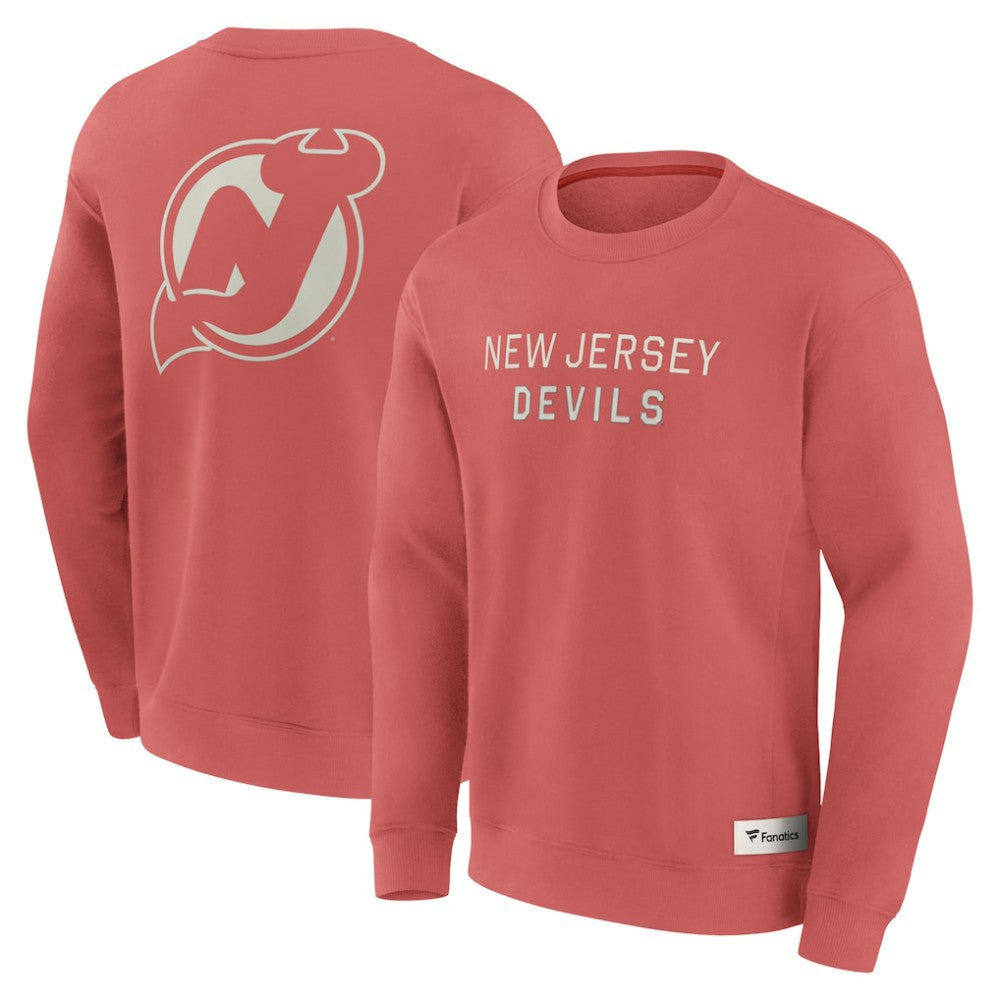 New Jersey Devils Fanatics Elements Future Ground Lettering Pullover Sweatshirt - Red - NHL 201752448
