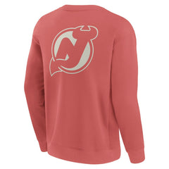 New Jersey Devils Fanatics Elements Future Ground Lettering Pullover Sweatshirt - Red - NHL 201752448