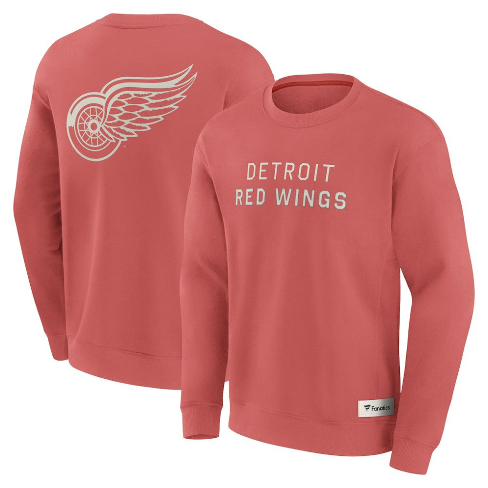 Detroit Red Wings Fanatics Elements Future Ground Lettering Pullover Sweatshirt - Red - NHL 201752449
