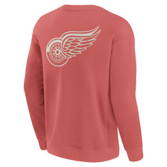 Detroit Red Wings Fanatics Elements Future Ground Lettering Pullover Sweatshirt - Red - NHL 201752449