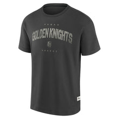 Vegas Golden Knights Fanatics Elements Weathered Tonal Future Ground T-Shirt - Charcoal - NHL 201752458