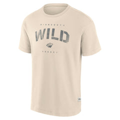Minnesota Wild Fanatics Elements Weathered Tonal Future Ground T-Shirt - Cream - NHL 201752462