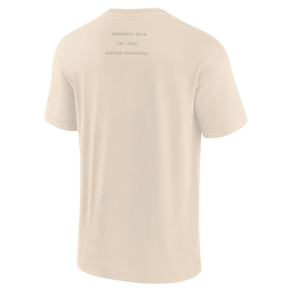 Minnesota Wild Fanatics Elements Weathered Tonal Future Ground T-Shirt - Cream - NHL 201752462