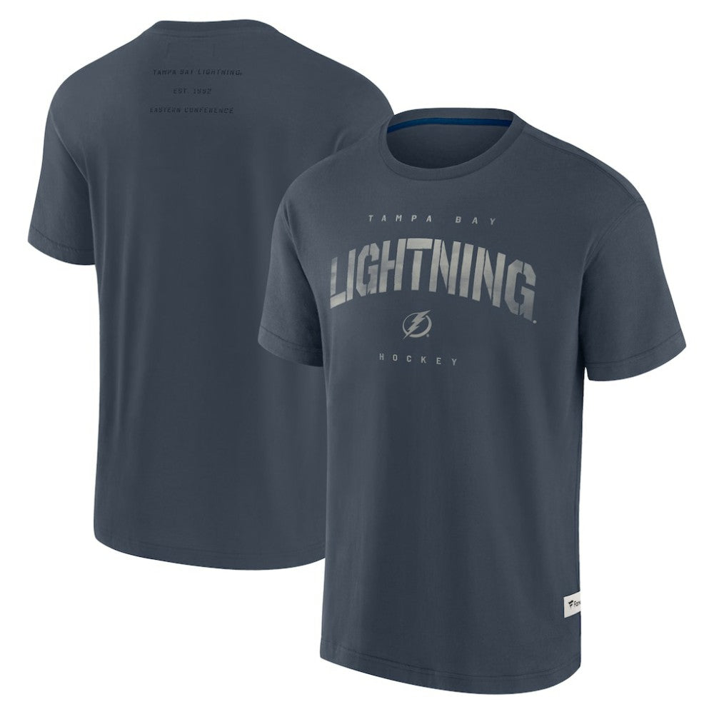 Tampa Bay Lightning Fanatics Elements Weathered Tonal Future Ground T-Shirt - Navy - NHL 201752469