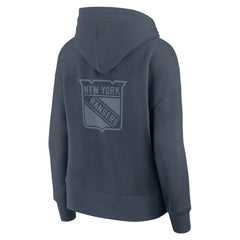 New York Rangers Fanatics Women's Elements Future Ground Subtle Tonal Pullover Hoodie - Blue - NHL 201752512