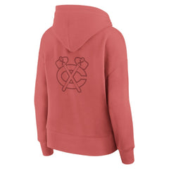 Chicago Blackhawks Fanatics Women's Elements Future Ground Subtle Tonal Pullover Hoodie - Red - NHL 201752514
