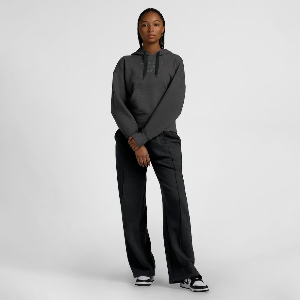 Boston Bruins Fanatics Women's Elements Future Ground Subtle Tonal Pullover Hoodie - Charcoal - NHL 201752519