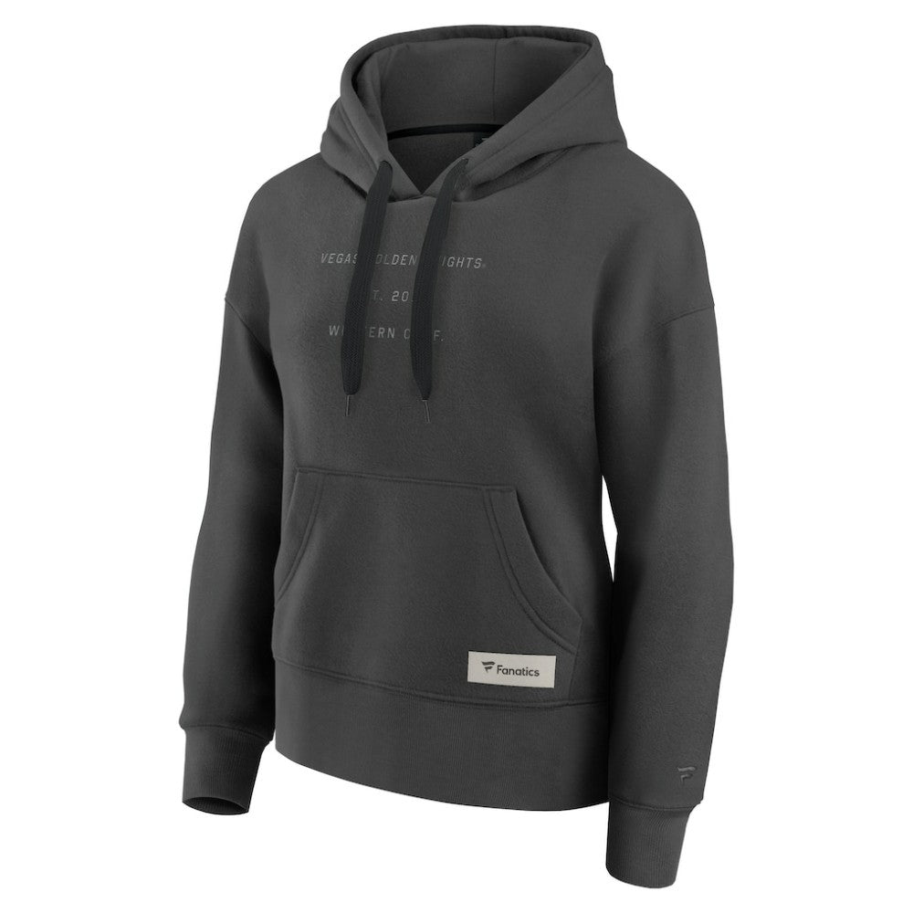 Vegas Golden Knights Fanatics Women's Elements Future Ground Subtle Tonal Pullover Hoodie - Charcoal - NHL 201752521