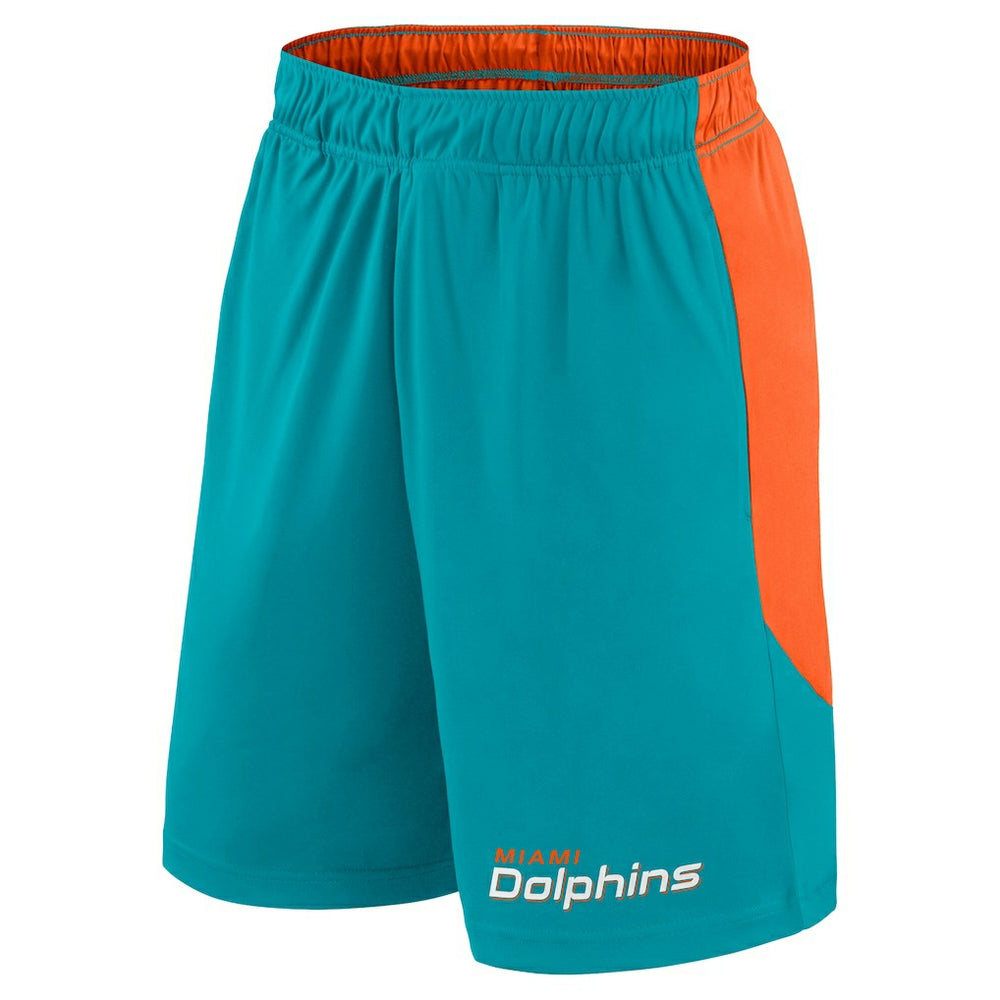 Fanatics Miami Dolphins Big & Tall Launch Shorts Aqua/Orange