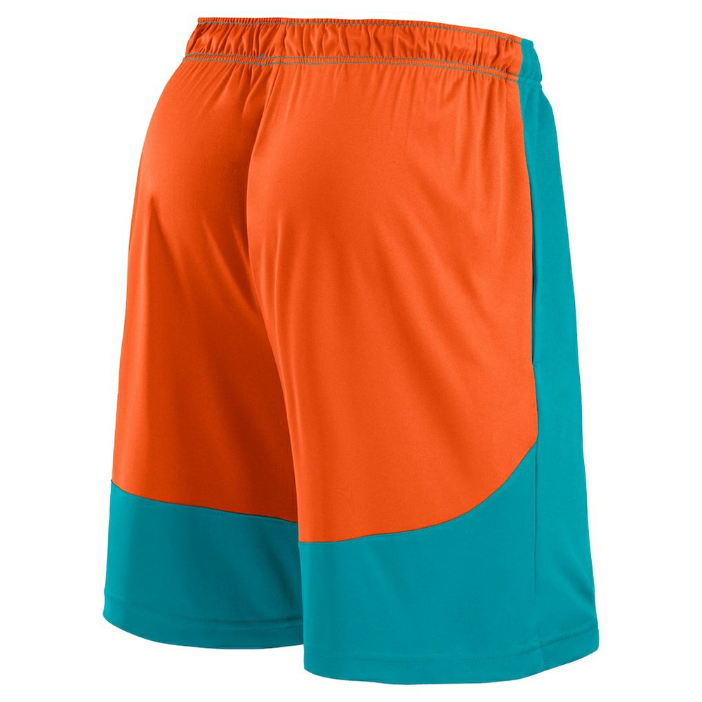 Fanatics Miami Dolphins Big & Tall Launch Shorts Aqua/Orange