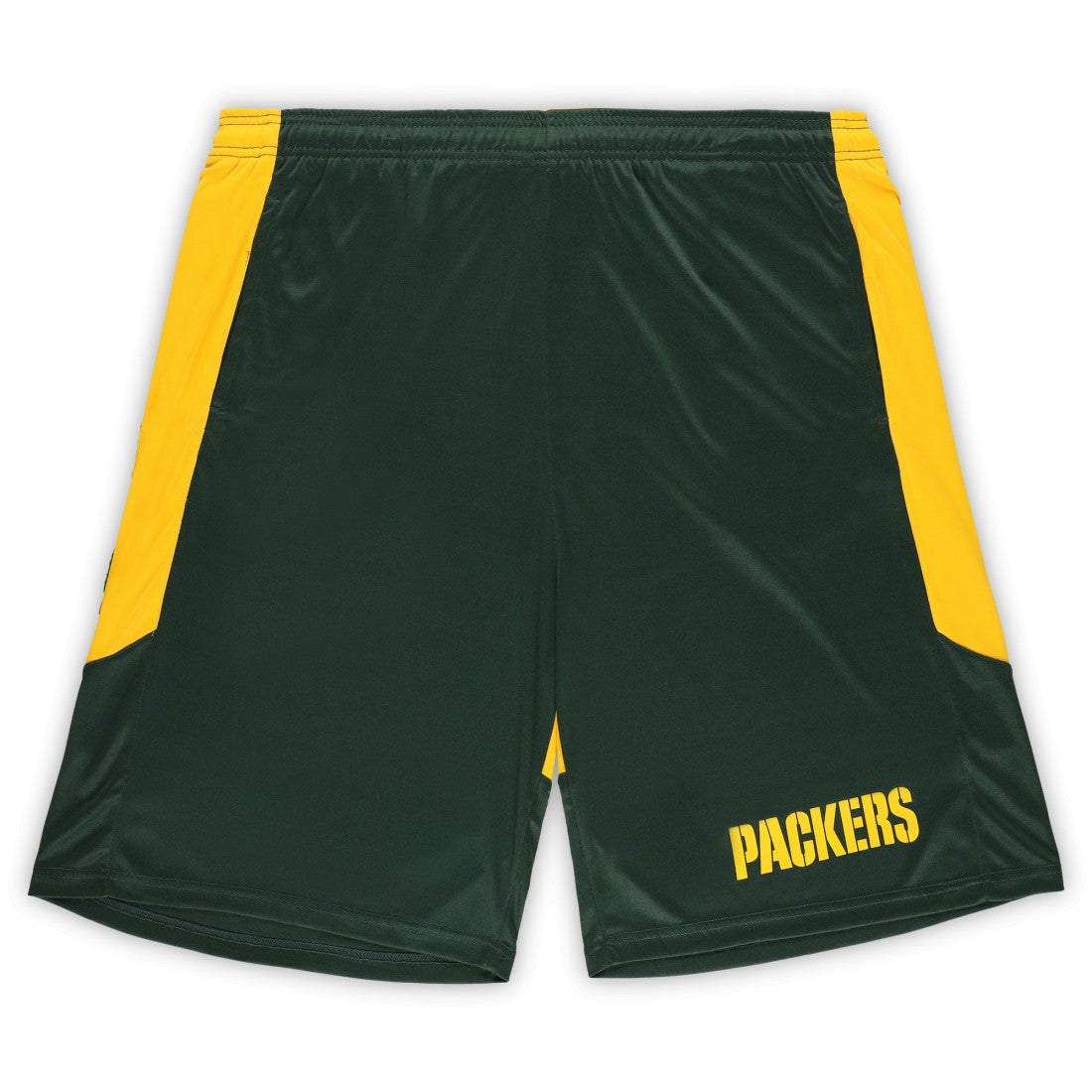 Fanatics Green Bay Packers Big & Tall Launch Shorts Green/Gold