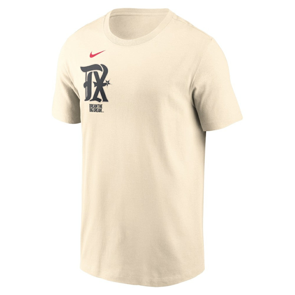 Texas Rangers Nike City Connect Fuse Name & Number T-Shirt - Natural - Nike Sale