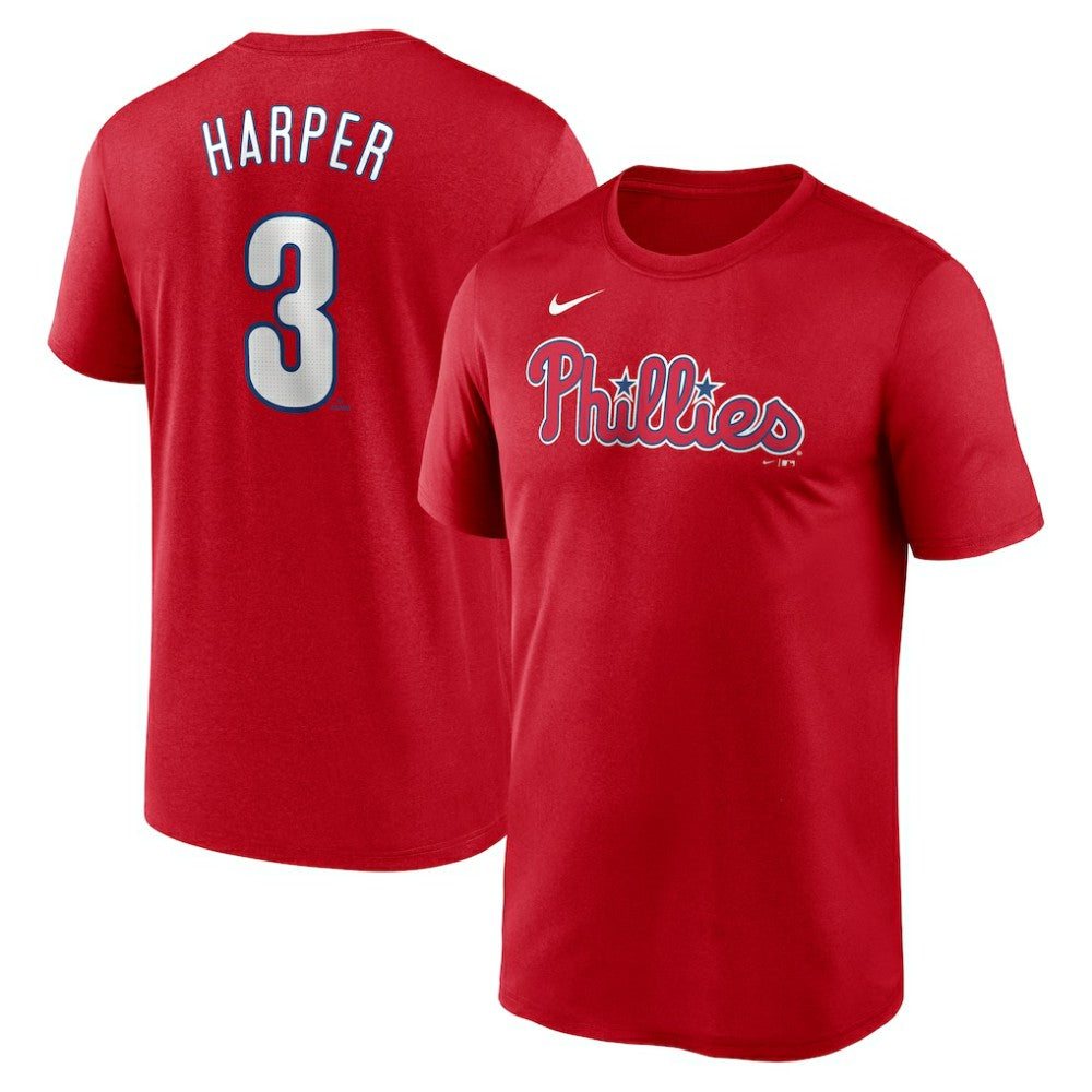 Bryce Harper Philadelphia Phillies Nike Legend Name & Number Performance T-Shirt - Red - Nike Discount