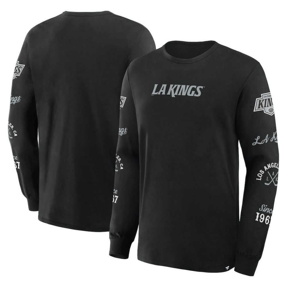 Los Angeles Kings Fanatics Boxed In Legacy Long Sleeve T-Shirt - Black - NHL 201826849