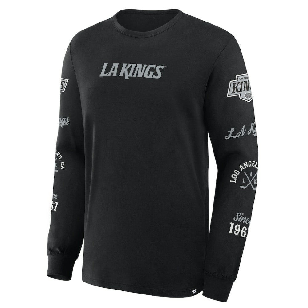 Los Angeles Kings Fanatics Boxed In Legacy Long Sleeve T-Shirt - Black - NHL 201826849