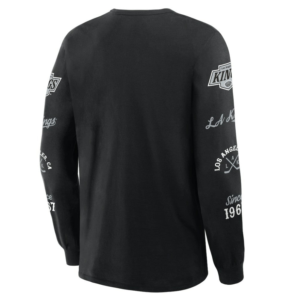 Los Angeles Kings Fanatics Boxed In Legacy Long Sleeve T-Shirt - Black - NHL 201826849