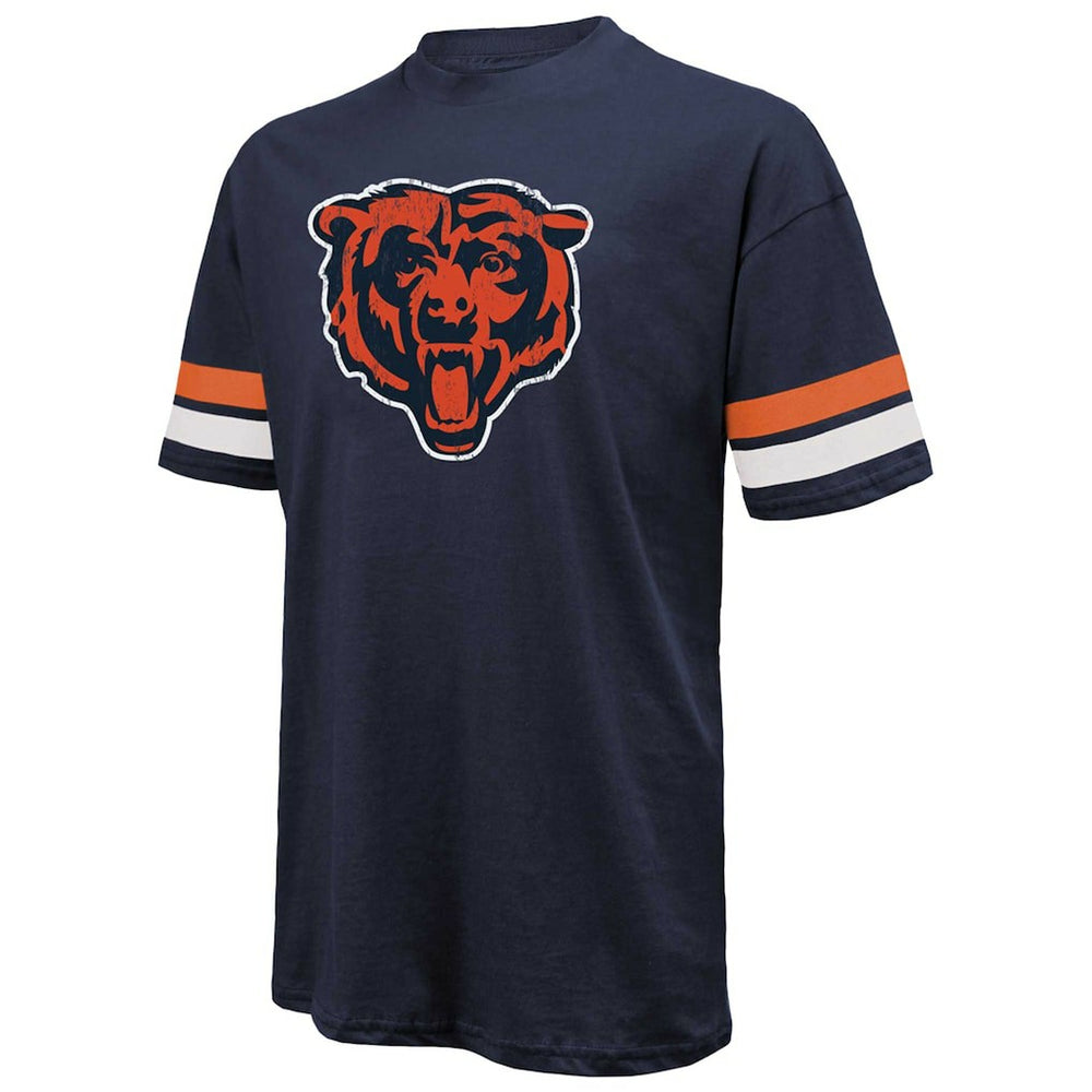 Caleb Williams Chicago Bears Majestic Threads Name & Number Oversize Fit T-Shirt Navy