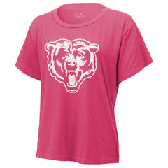Caleb Williams Chicago Bears Majestic Threads Women's Name & Number T-Shirt Pink