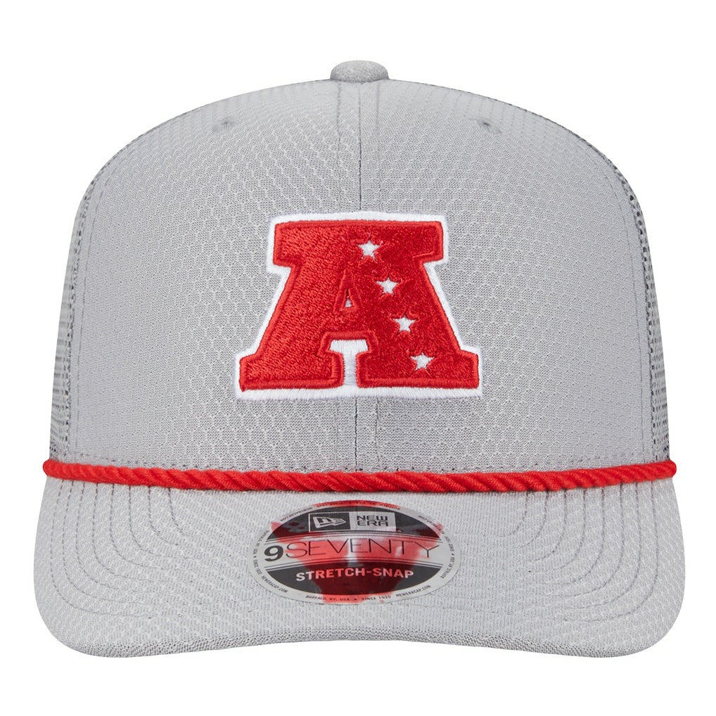 Kansas City Chiefs New Era 2025 Pro Bowl 9SEVENTY Stretch-Snap Hat Gray