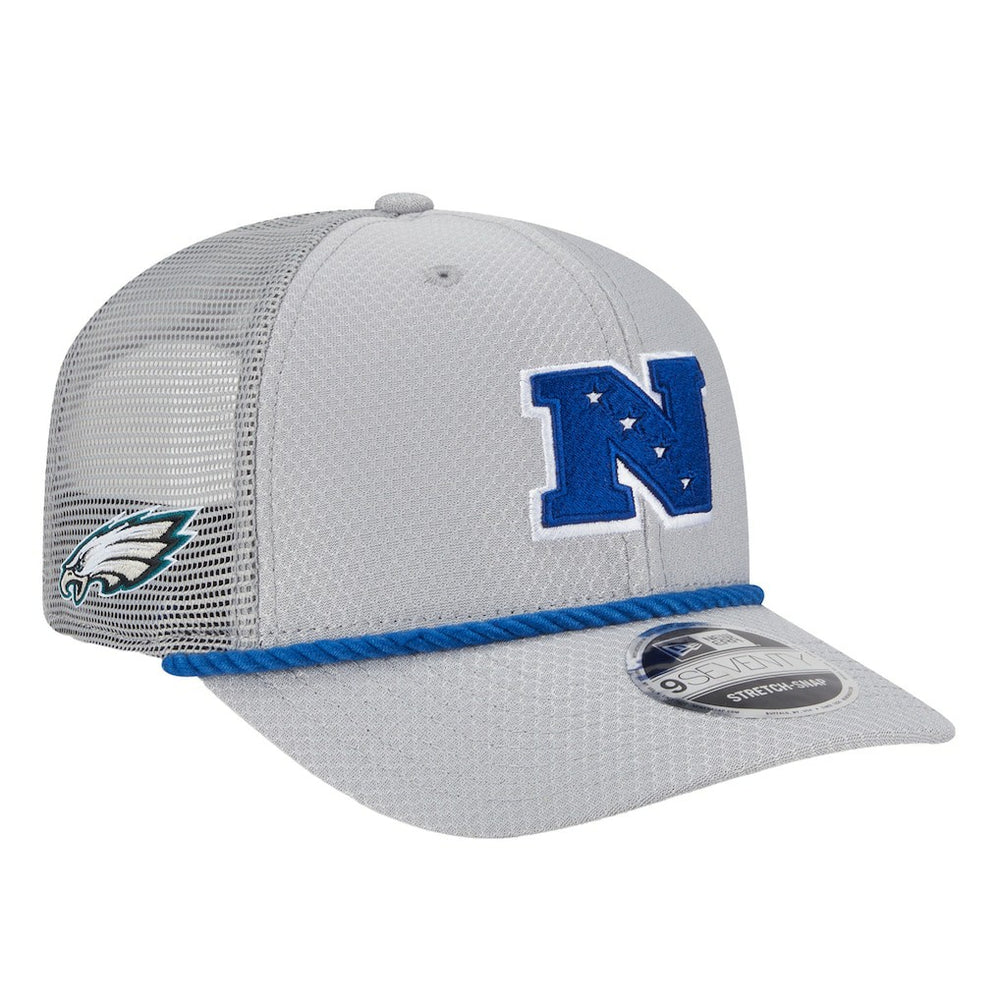 Philadelphia Eagles New Era 2025 Pro Bowl 9SEVENTY Stretch-Snap Hat Gray
