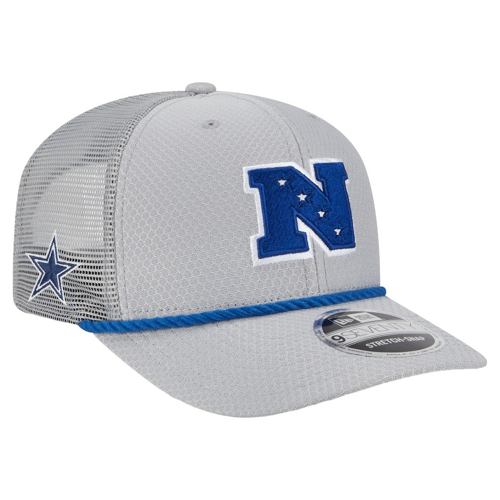 Dallas Cowboys New Era 2025 Pro Bowl 9SEVENTY Stretch-Snap Hat Gray