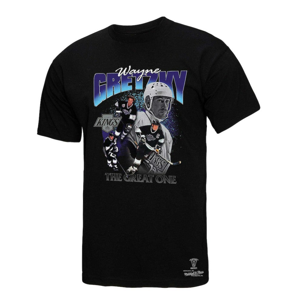 Wayne Gretzky Los Angeles Kings Mitchell & Ness Player Collage T-Shirt - Black - NHL 201831724