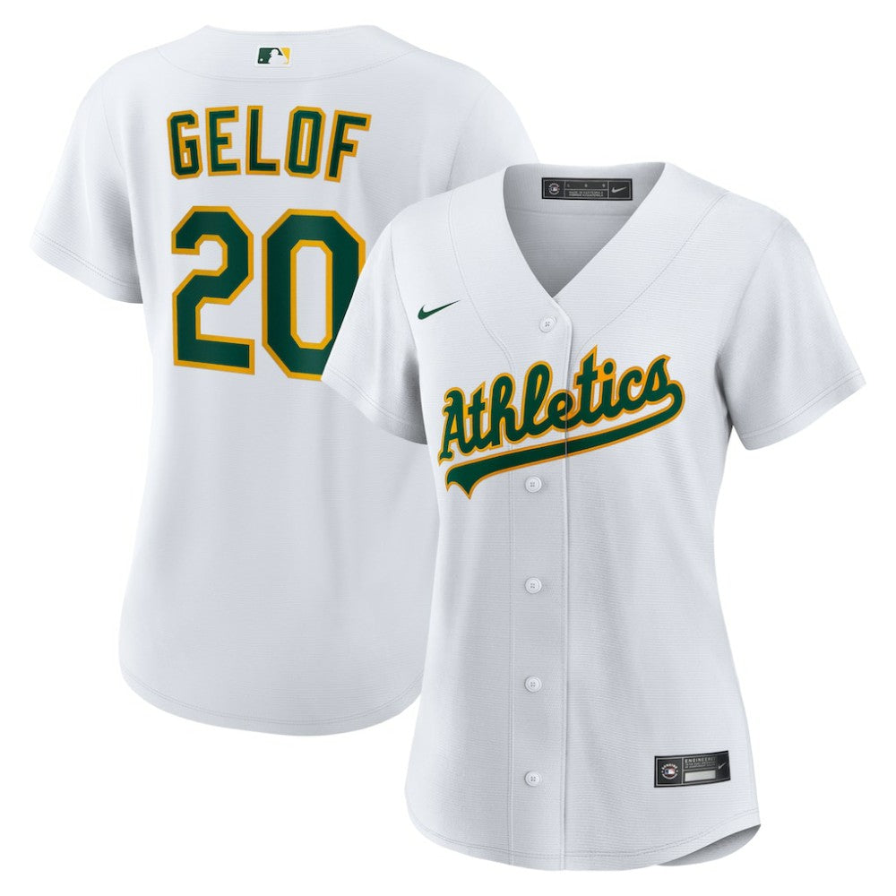 Zack Gelof Athletics Nike Women's Home Replica Player Jersey - White - Nike Discount