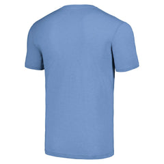 New England Patriots NFL x Homage x Beavis and Butt-Head Unisex Tri-Blend T-Shirt – Light Blue