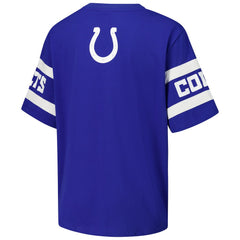 Indianapolis Colts The Wild Collective Women's Drop Shoulder T-Shirt Royal