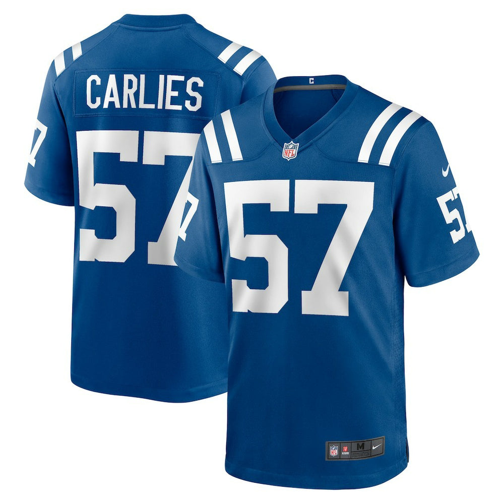 Nike Jaylon Carlies Indianapolis Colts Game Jersey Royal