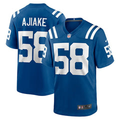 Nike Austin Ajiake Indianapolis Colts Game Jersey Royal