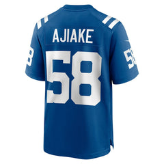 Nike Austin Ajiake Indianapolis Colts Game Jersey Royal