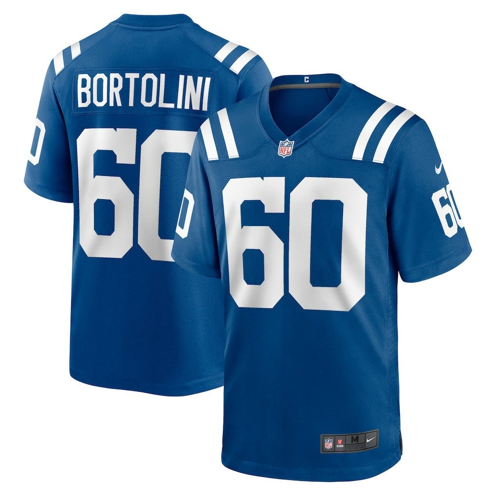 Nike Tanor Bortolini Indianapolis Colts Game Jersey Royal