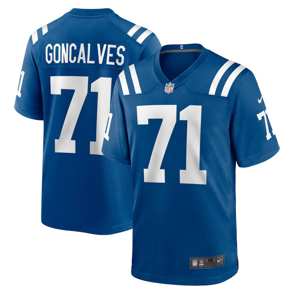 Nike Matt Goncalves Indianapolis Colts Game Jersey Royal