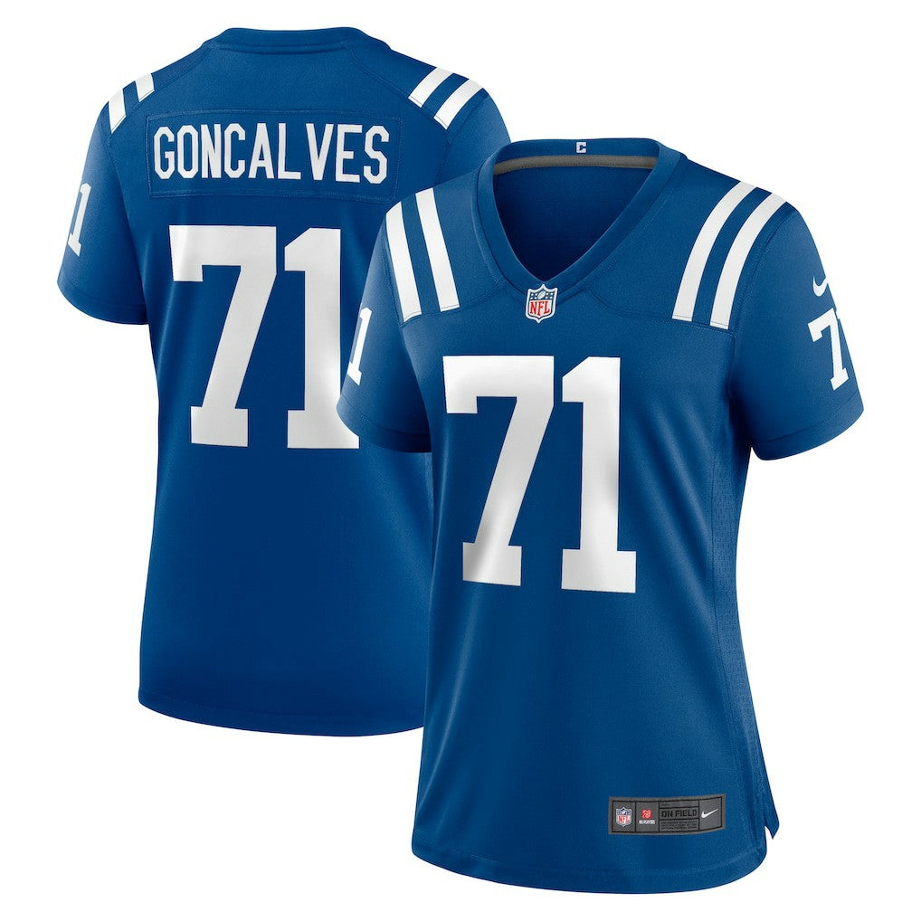 Nike Matt Goncalves Indianapolis Colts Women's Game Jersey Royal