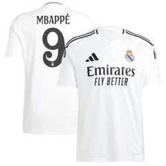Kylian Mbappé Real Madrid 2024/25 Home Replica Player Jersey White - Adidas sale